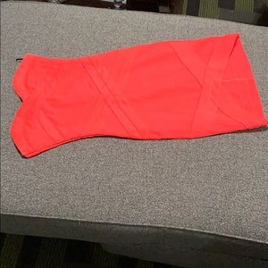 Hot pink strapless h&m bodycon dress size 6